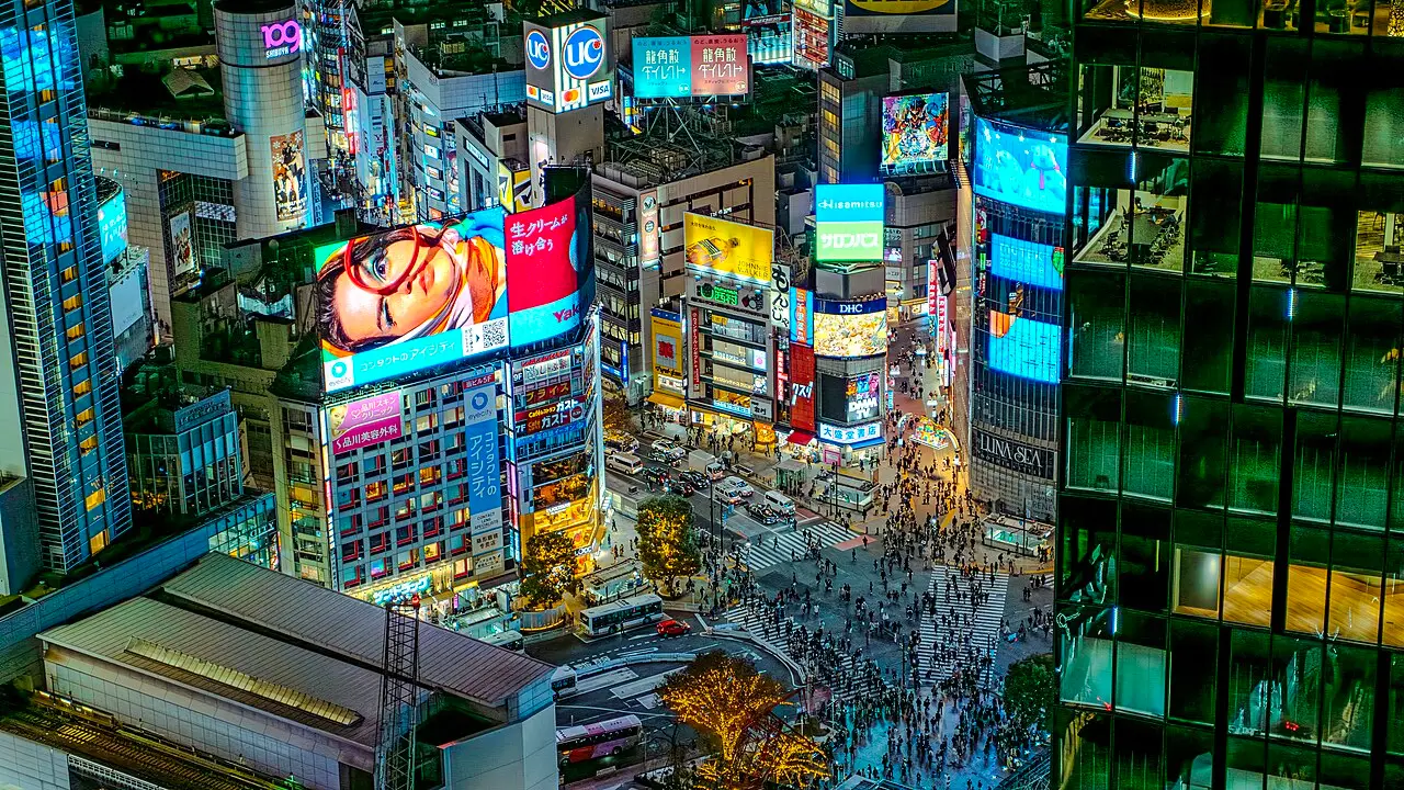 El cruce de Shibuya